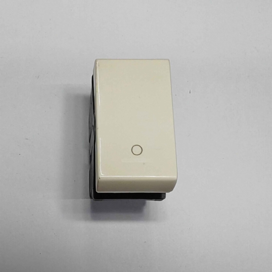 Ave Sistema45 45925 pulsante NA NC 16A 250V bianco chiaro - 1