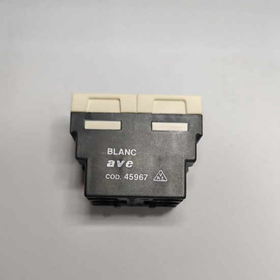 Ave Sistema45 45967 doppio portalampade di segnalazione 1 rosso 1 verde bianco chiaro - 2