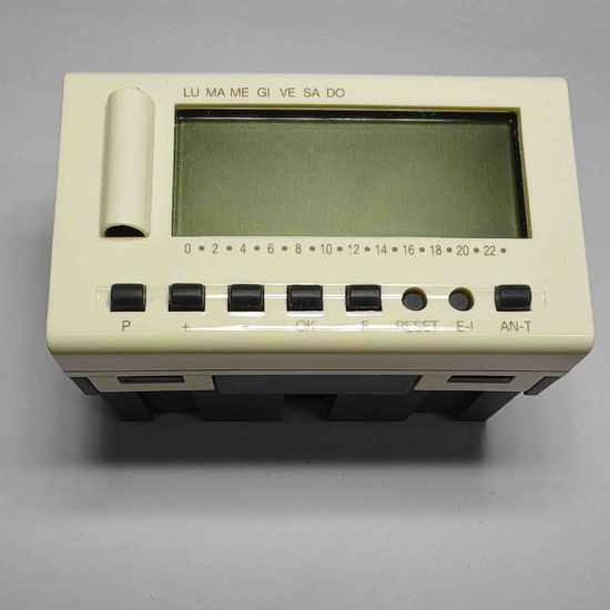 Ave Sistema45 459CRT cronotermostato elettronico 3 moduli 230Vca  bianco chiaro - 1