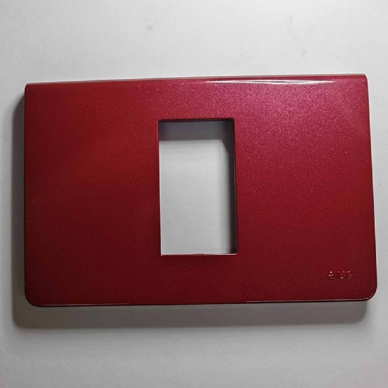 Ave Sistema45-45P71R placche isolanti verniciate color amaranto metallizzato 1 modulo - 1