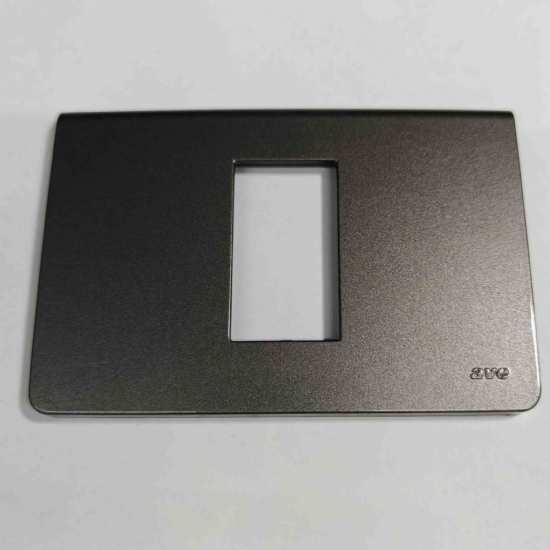 Ave Sistema45 45P71R placche isolanti verniciate color argento metallizzato 1 modulo - 1