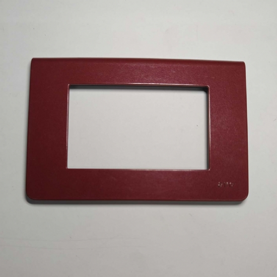 Ave Sistema45-45P73R placche isolanti verniciate color amaranto metallizzato 3 moduli  - 1