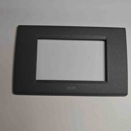 Ave Sistema45 45P93GA placca 3 moduli grigio ardesia - 1