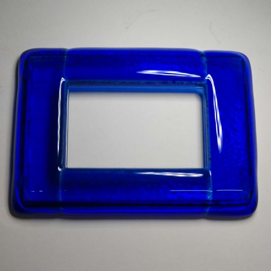 Ave Sistema45-45PV3BF placca in vetro blu Francia per 3 moduli  - 1