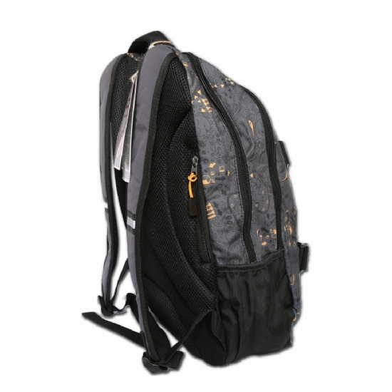 Body Pack - Zaino Video Games 81 - Colore Nero Grigio Giallo Arancione Bianci Con Fantasia Video Giochi VideoGiochi BodyPack - 2