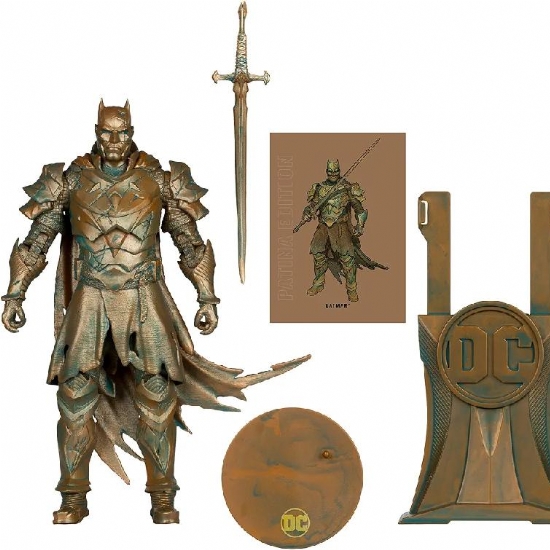 Batman Cavaliere Oscuro Acciaio Dark Night of Steell Action Figure Gold Label DC Multiverse 18cm McFarlane Toys - 2