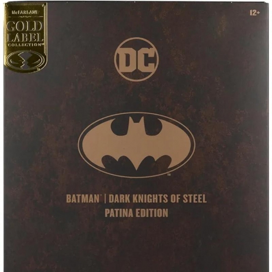 Batman Cavaliere Oscuro Acciaio Dark Night of Steell Action Figure Gold Label DC Multiverse 18cm McFarlane Toys - 2