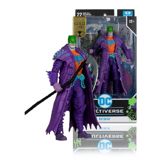Batman Jokerizzato Dark Night Death Metal Action Figure Gold Label DC Multiverse 18cm McFarlane Toys - 2