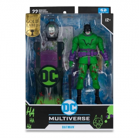  Batman Ultimo Cavaliere sulla Terra Jokerizzato Gold Label  DC Multiverse Action Figure 18cm McFarlane Toys - 2