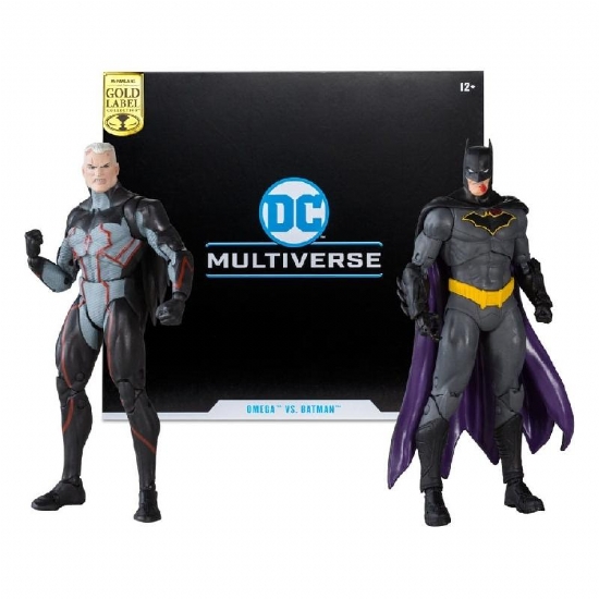 Batman e Omega  Gold Label  DC Collector Action Figures 2 Personaggi 18cm McFarlane Toys - 1