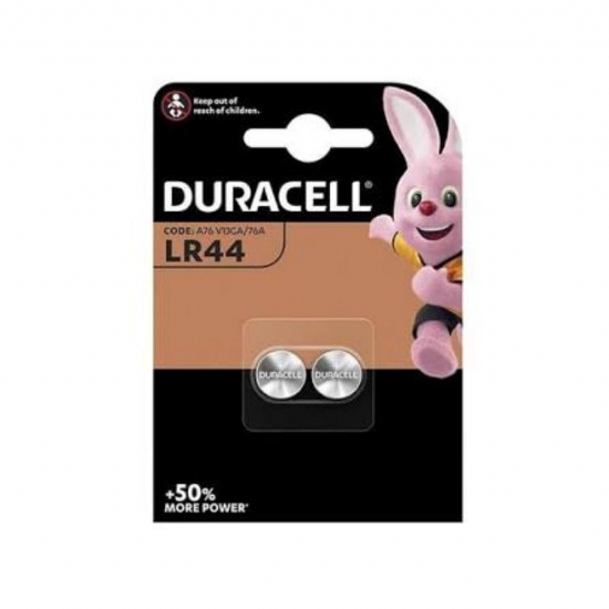 Batteria Duracell LR44 A76 V13GA 76A Piatte tonde Pastiglia Alcalina 1 5V - 1