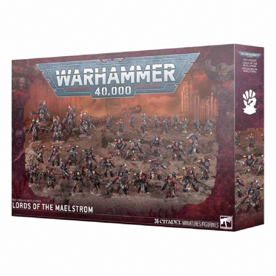 Battleforce Red Corsairs Lords of the Maelstrom Chaos Space Marines Padroni del Maelstrom Miniature Warhammer 40000 - 1