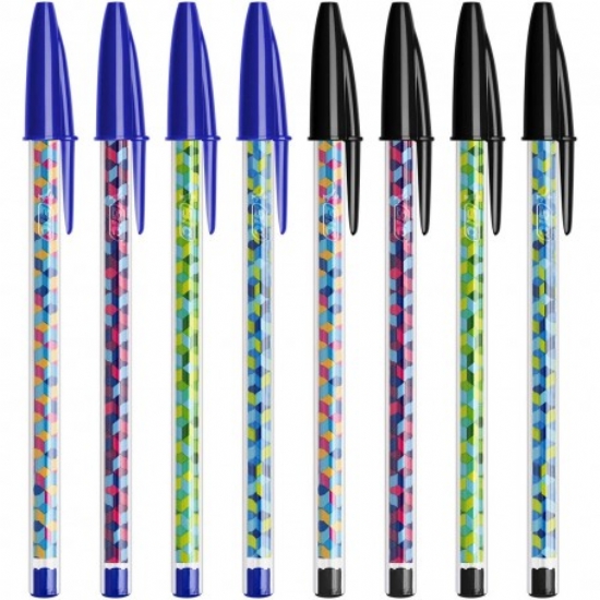 Bic Cristal Collection  Penna a sfera  Punta Media  Blu Nero - 1
