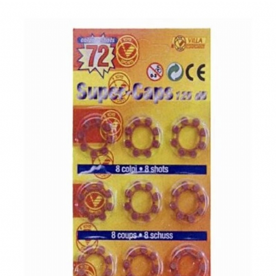 Blister Munizioni 125DB Caricatore 8 Colpi 9 per Pistola Giocattolo Villa Giocattoli - 1