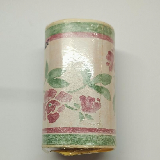 Bordi Decorativi Pareteo Mobili Autoadesivi Carta da Parati Greche Floreali e Frutta Stilizzate Altezza 106mm per 10metri - 2