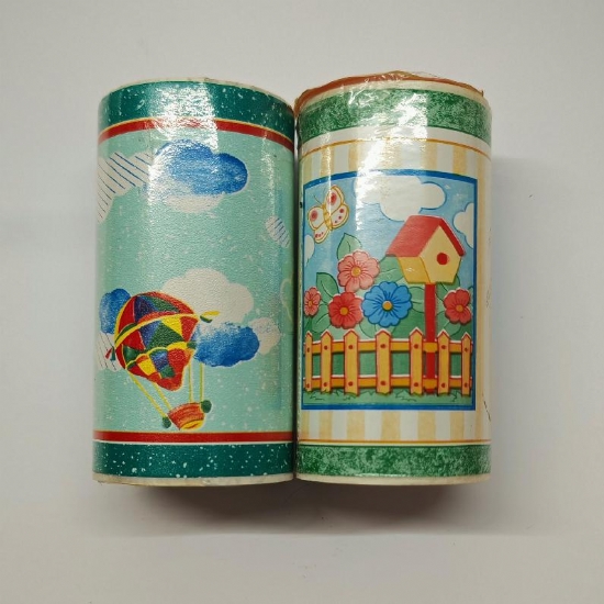 Bordi Decorativi Pareteo Mobili Autoadesivi Carta da Parati Camera Bambini Greche Orsetti Carica 101 Formula1 Animali Paesaggi 106mm per 10metri - 2