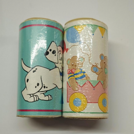 Bordi Decorativi Pareteo Mobili Autoadesivi Carta da Parati Camera Bambini Greche Orsetti Carica 101 Formula1 Animali Paesaggi 106mm per 10metri - 2