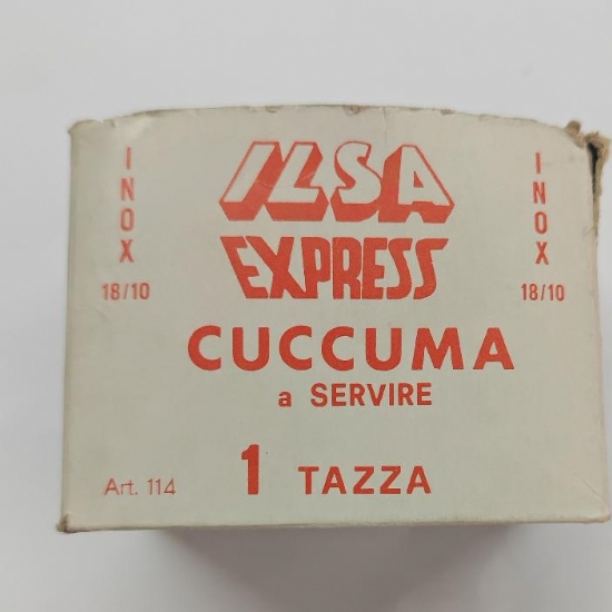 Caffettiera Napoletana Cuccuma Ilsa Express 1 Tazza Acciaio Inox - 2