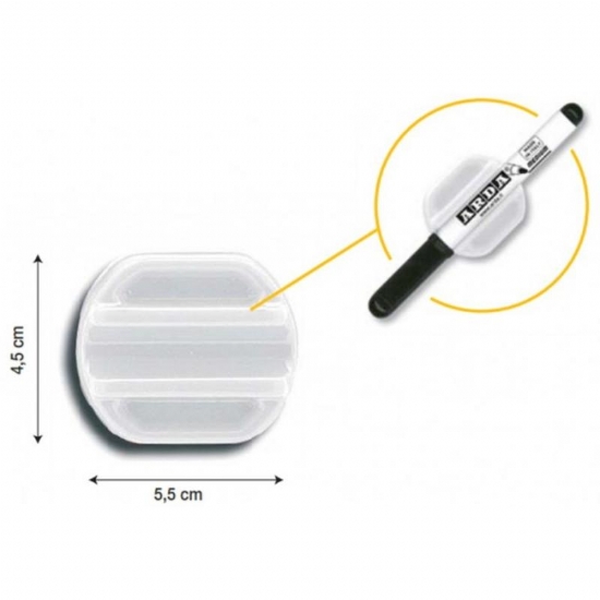 Cancellino Lavagna Magnetico Arda  Porta Pennarello Bianco - 1