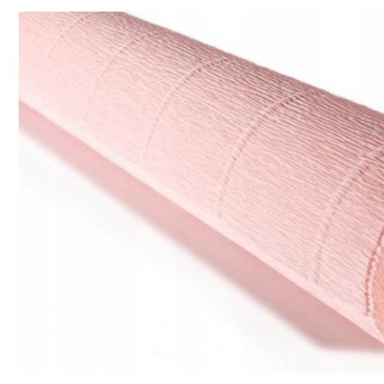 Carta Crespa 548 Rotolo 50 x 250 cm 180 grammi Colore Rosa Chiaro - 1