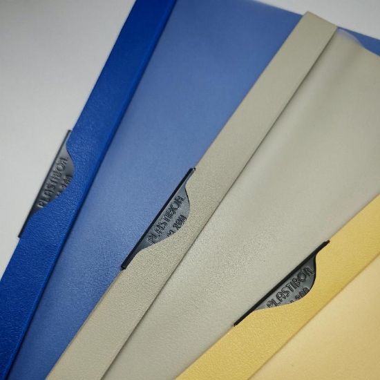Cartellina M200 Plastibor Tesine con Molla Laterare in Acciaio  Dorso 4mm Colori Assortiti - 2