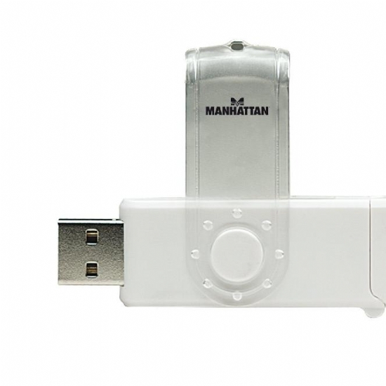 Chiavetta USB Hi Speed Mobile Manhattan Multi Card Reader Writer 24 in 1  - 1