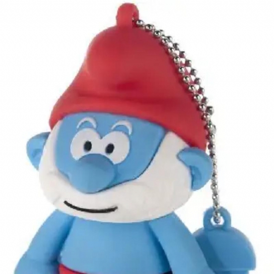 Chiavetta USB  di Puffo Quattrocchi Grande Puffo Puffo Forzuto da 4 GB - 2