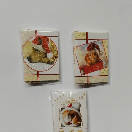 Chiudipacco Natalizi con Animali Set 5 Pezzi con Decorazioni Natalizie - 1