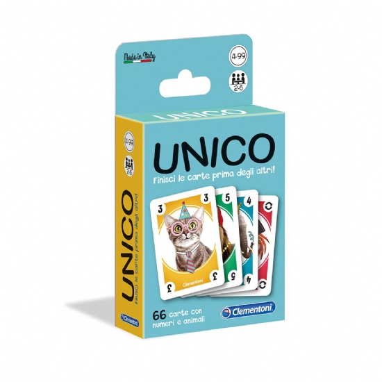Clementoni - Carte Unico - Uno o Solo - Carte da Gioco Illustrate Bambini - 1