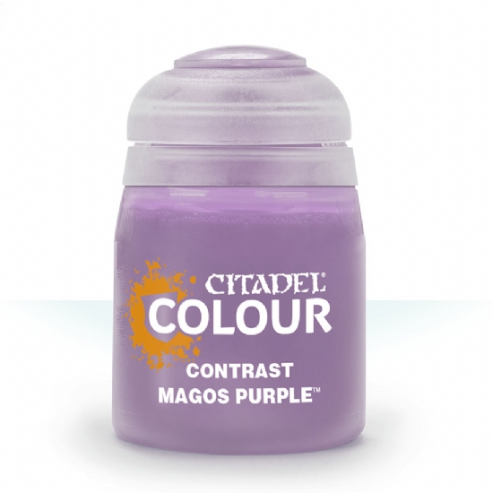 Colore Citadel Contrast viola rosa Magos Purple da 18ml per pittura veloce semplice miniature Warhammer opaco e uniforme - 1