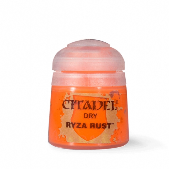 Colore Citadel Dry arancione Ryza Rust da 12ml per pittura miniature Warhammer opaco e uniforme - 1