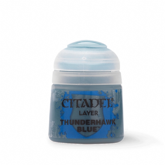 Colore Citadel Layer azzurro blu grigio Thunderhawk Blue da 12ml per pittura miniature Warhammer - 1