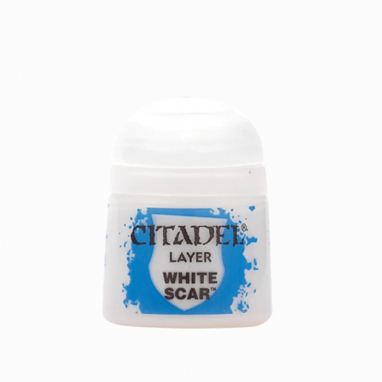 Colore Citadel Layer bianco White Scar da 12ml per pittura miniature Warhammer - 1