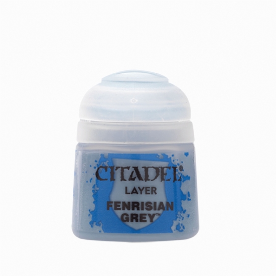 Colore Citadel Layer grigio Fenrisian Grey da 12ml per pittura miniature Warhammer - 1