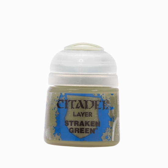 Colore Citadel Layer verde Straken Green da 12ml per pittura miniature Warhammer - 1