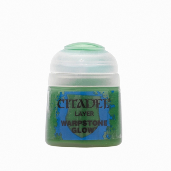 Colore Citadel Layer verde green Warpstone Glow da 12ml per pittura miniature Warhammer - 1