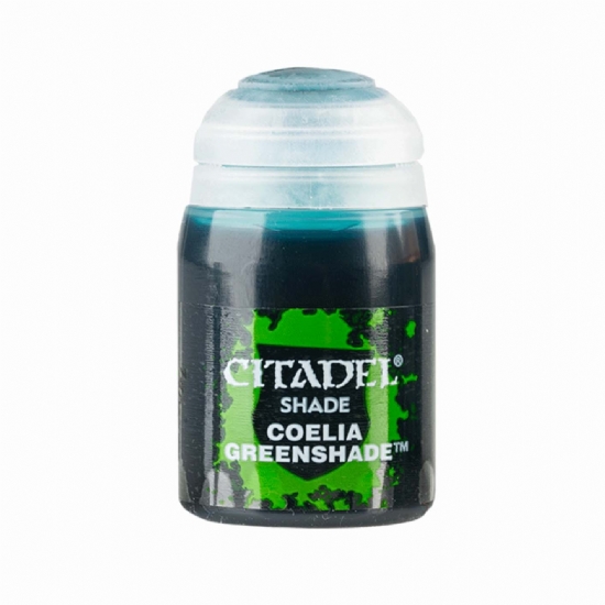 Colore Citadel Shade verde azzurro Coelia Greenshade da 18ml per pittura ombre miniature Warhammer opaco e uniforme - 1