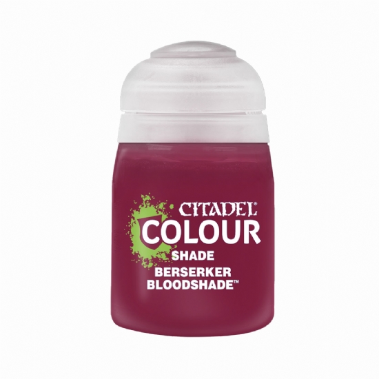 Colore Citadel Shade viola rosa Berzerker Bloodshade da 18ml per pittura ombre miniature Warhammer opaco e uniforme - 1