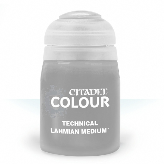 Colore Citadel Technical Lahmian Medium per creare velature personalizzate da 24ml per pittura basette basi miniature Warhammer opaco e uniforme - 1