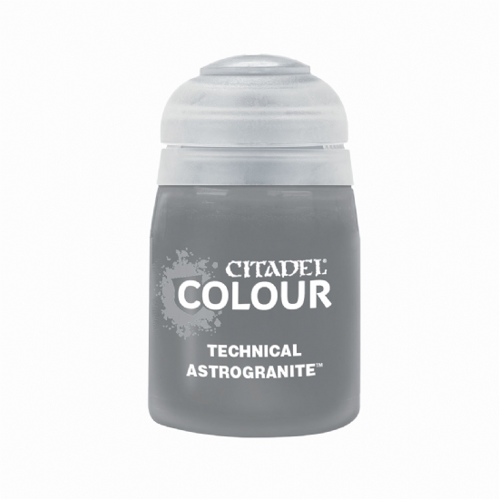 Colore Citadel Technical effetto granito roccia fanghiglia Astrogranite da 24ml per pittura basette basi miniature Warhammer opaco e uniforme - 1