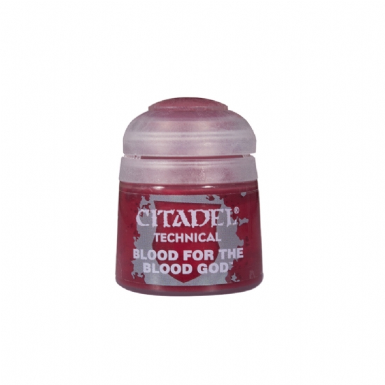 Colore Citadel Technical effetto sangue rosso crimisi Blood for the Blood God da 12ml per pittura basette basi miniature Warhammer - 1