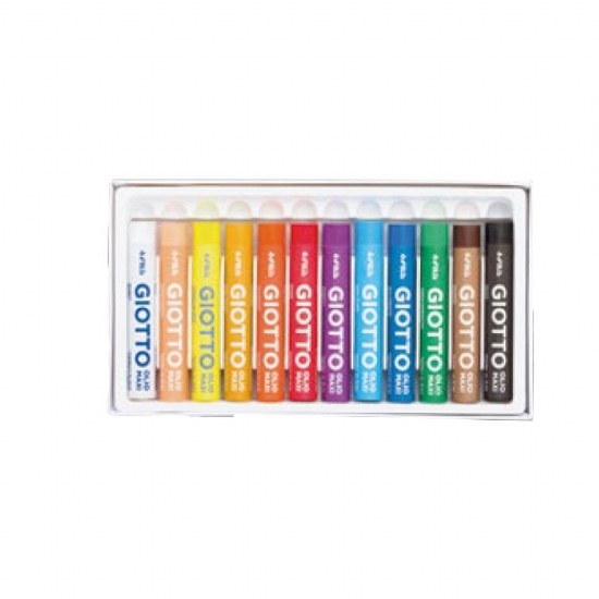 Colori Pastelli ad Olio Maxi Giotto da 11 mm e 12 pezzi  - 2