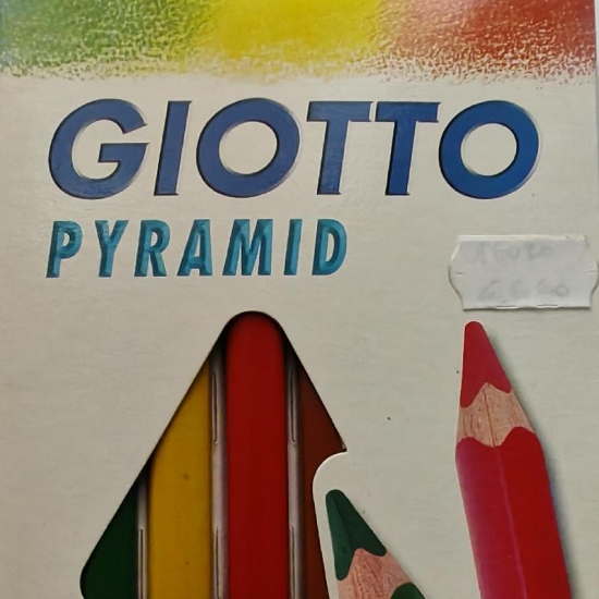 Colori a Matita PYRAMID Giotto mina da 5 4 mm 8 pezzi  - 1