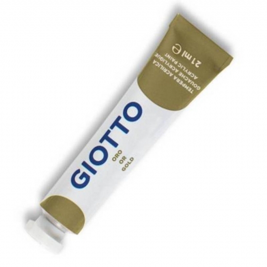 Colori a Tempera Acrilica Giotto Oro e Argento Tubetto 21ml - 2