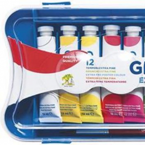 Colori a Tempera Giotto  12 pezzi  ottima coprenza  tubetti 12ml - 1