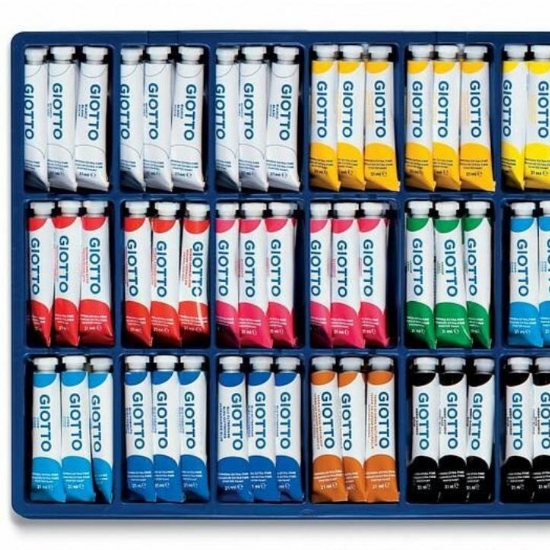 Colori a Tempera Giotto Colori Singoli  Assortiti Ottima Coprenza Tubetto 21ml - 1