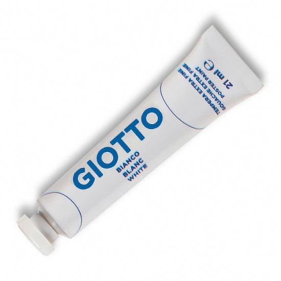 Colori a Tempera Giotto Colori Singoli  Assortiti Ottima Coprenza Tubetto 21ml - 2