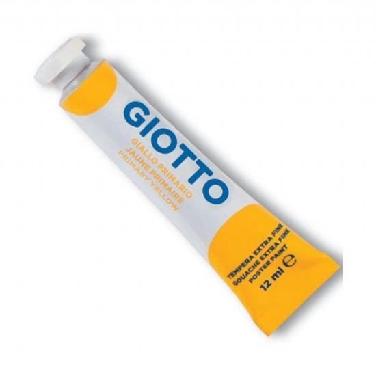 Colori a Tempera Giotto Colori Singoli  Assortiti Ottima Coprenza Tubetto 12ml - 2