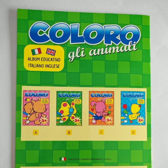 Coloro gli Animali Album Educativo Italiano Inglese Copertina Flessibile Salvadeos - 2