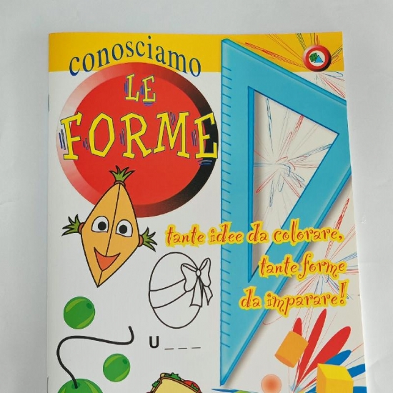 Conosciamo Le Forme 2 Album da Colorare per Bambini  Copertina Flessibile Granata - 1